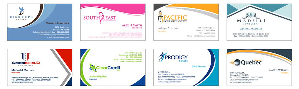 free business card maker and printing